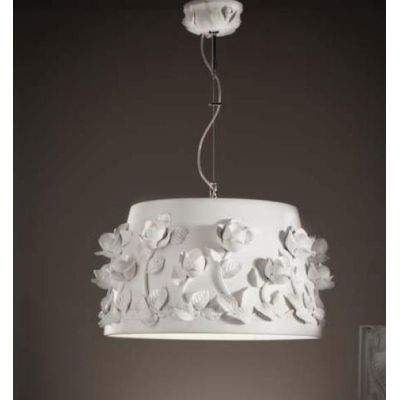 SOSPENSIONE CLASSICA IN CERAMICA CON DECORI A RILIEVO PRODOTTO IN ITALIA DALLA IMAS IMAS - Cristalensi Shop Online