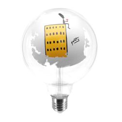 QWERTY LAMPADINE TATTOO GLOBO LED 4,5W LUCE 2700K DECORATE MADE IN ITALY Filotto - Cristalensi Shop Online 2