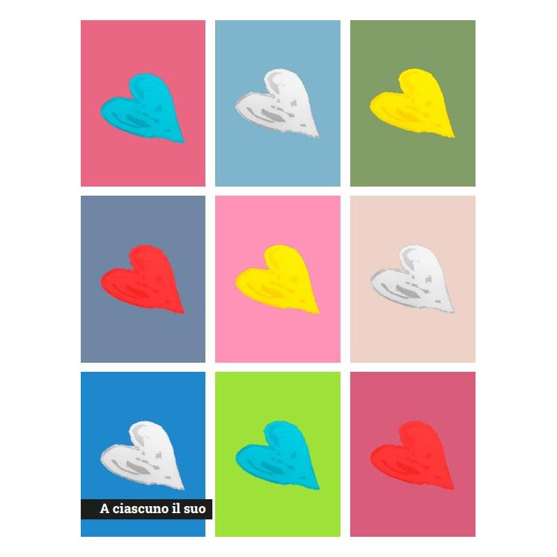 POP HEART LAMPADINE TATTOO GLOBO LED 4,5W LUCE 2700K DECORATE CON CUORI MADE IN ITALY Filotto - Cristalensi Shop Online