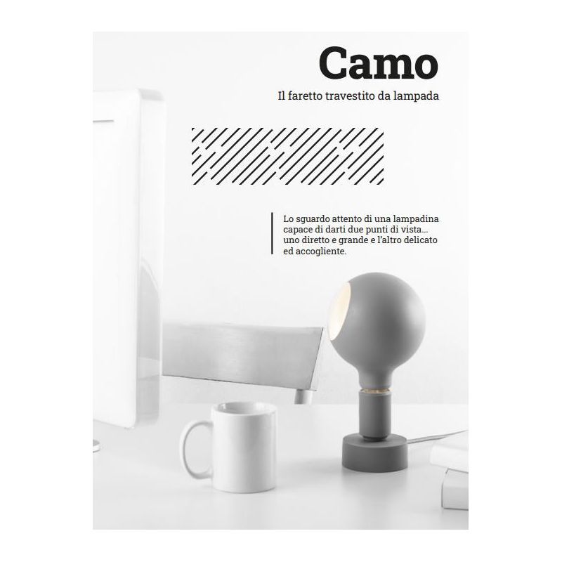 CAMO LAMPADINE TATTOO COLORATE GLOBO LED 7W LUCE 2700K MADE IN ITALY Filotto - Cristalensi Shop Online