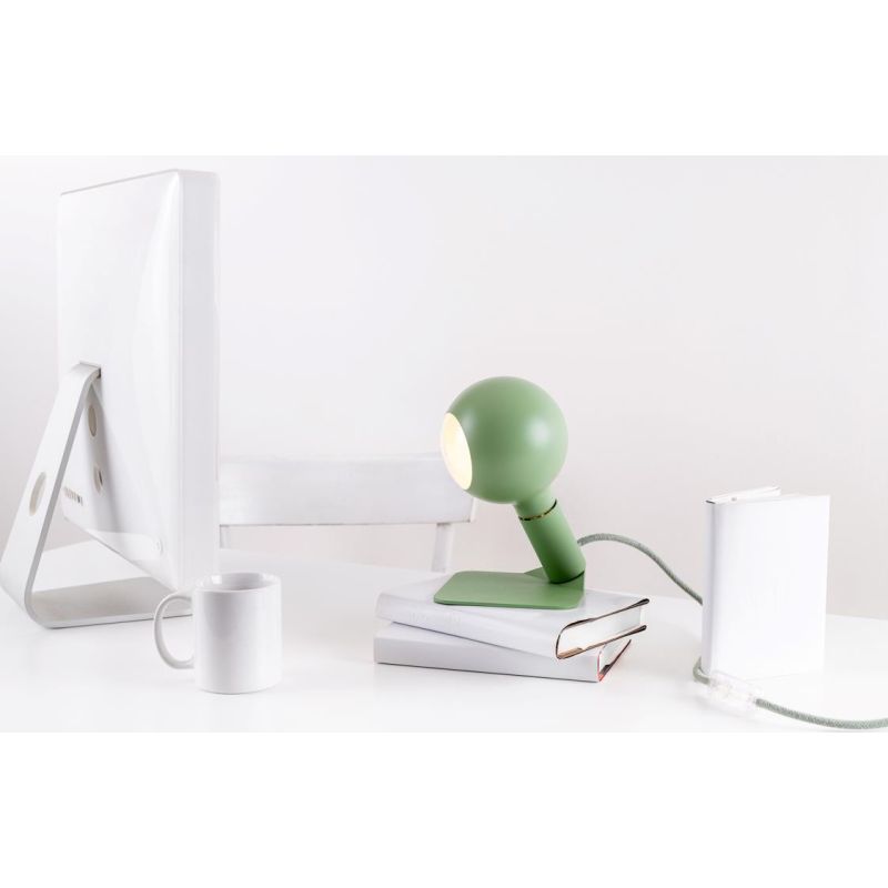 CAMO MAGNETICO LAMPADA DA TAVOLO MODERNA IN METALLO 8 COLORI LAMPADINA INCLUSA 7W Filotto - Cristalensi Shop Online