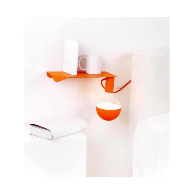 COMBO MAGNETICO APPLIQUE MENSOLA CON PORTALAMPADA MAGNETICO IN METALLO 8 COLORI Filotto - Cristalensi Shop Online