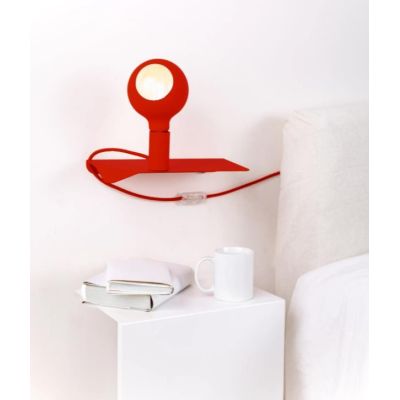 COMBO MAGNETICO APPLIQUE MENSOLA CON PORTALAMPADA MAGNETICO IN METALLO 8 COLORI Filotto - Cristalensi Shop Online