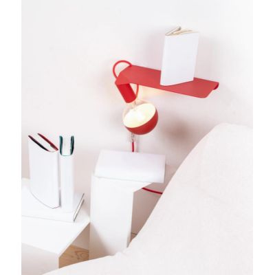 COMBO MAGNETICO APPLIQUE MENSOLA CON PORTALAMPADA MAGNETICO IN METALLO 8 COLORI Filotto - Cristalensi Shop Online