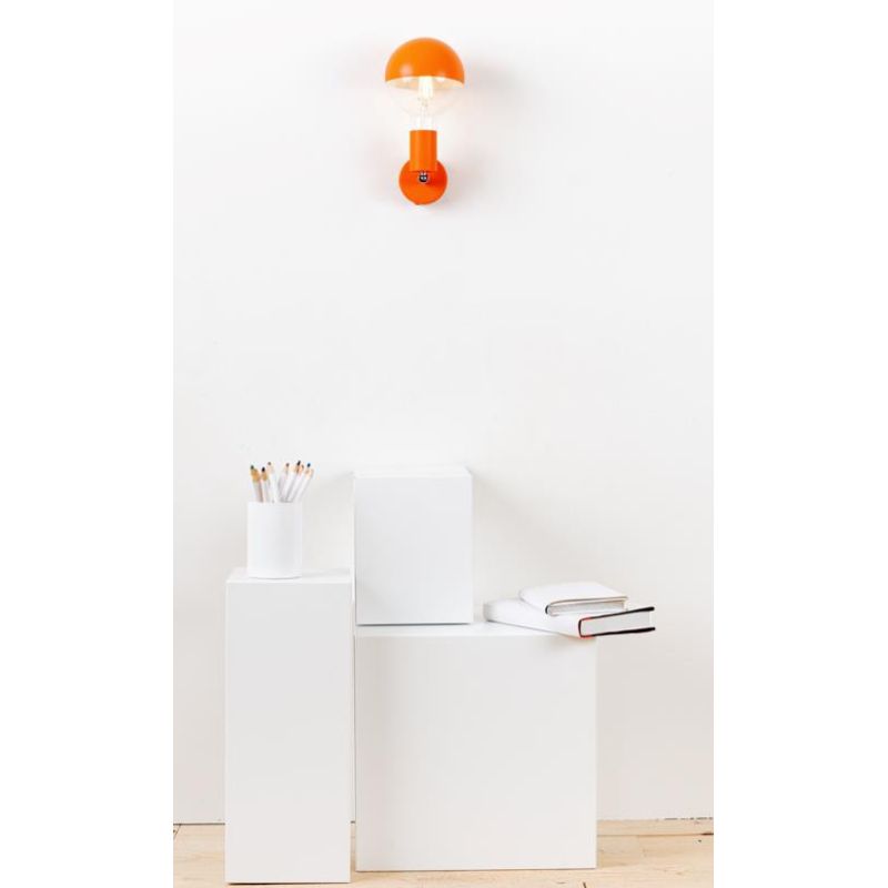 MURO METALLICO PICCOLA APPLIQUE FILOTTO CON SNODO DISPONIBILE IN 8 COLORI DESIGN ORIGINALE Filotto - Cristalensi Shop Online