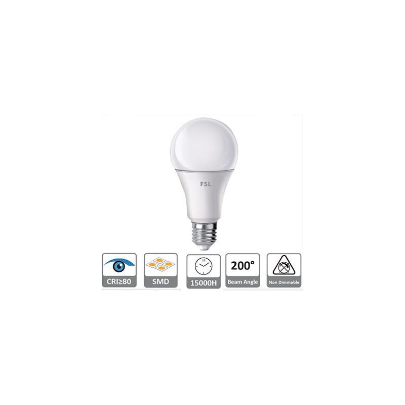 LAMPADINA A GOCCIA DIAMETRO 60MM 15W LUCE 3000K, 4000K o 6500K ATTACCO E27 BIANCA CRISTALENSI LAMPADINE - Cristalensi Shop Onlin