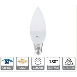 LAMPADINA OLIVA LED 5,5W LUCE 3000K, 4000K o 6500K DIAMETRO 37 MM ATTACCO E14 BIANCA CRISTALENSI LAMPADINE - Cristalensi Shop On