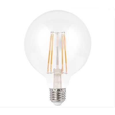 LAMPADINA LED GLOBO A FILAMENTO 6W LUCE 2700K DIAMETRO 95 MM ATTACCO E27 CRISTALENSI LAMPADINE - Cristalensi Shop Online