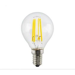LAMPADINA LED SFERA A FILAMENTO 4W LUCE 2700K O 4000K DIAMETRO 45 MM ATTACCO E14 CRISTALENSI LAMPADINE - Cristalensi Shop Online
