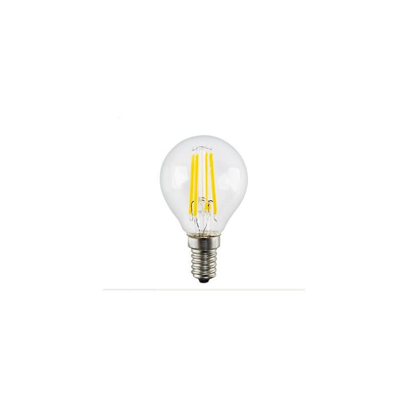 LAMPADINA LED SFERA A FILAMENTO 4W LUCE 2700K O 4000K DIAMETRO 45 MM ATTACCO E14 CRISTALENSI LAMPADINE - Cristalensi Shop Online