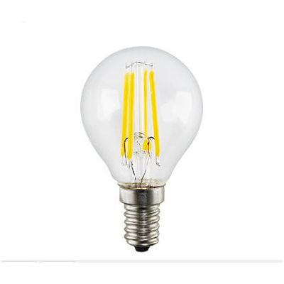 LAMPADINA LED SFERA A FILAMENTO 4W LUCE 2700K O 4000K DIAMETRO 45 MM ATTACCO E14 CRISTALENSI LAMPADINE - Cristalensi Shop Online