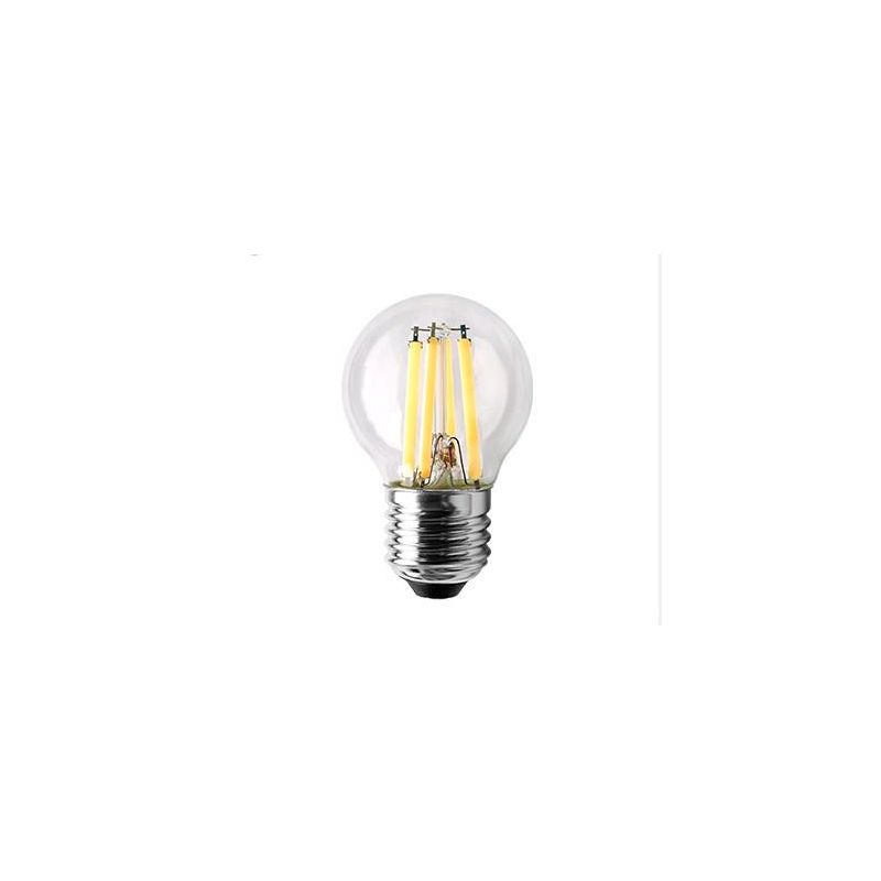 LAMPADINA LED SFERA A FILAMENTO 4W LUCE 2700K O 4000K DIAMETRO 45 MM ATTACCO E27 CRISTALENSI LAMPADINE - Cristalensi Shop Online