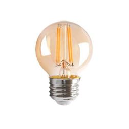 LAMPADINA SFERA A FILAMENTO COL AMBRA LED 4W LUCE 2200K ATTACCO E27 D45 MM CRISTALENSI LAMPADINE - Cristalensi Shop Online