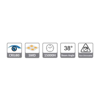 LAMPADINA ATTACCO GU10 LED 6W LUCE 3000K,4000K O 6500K SCHERMO TRASPARENTE MM 50X56 CRISTALENSI LAMPADINE - Cristalensi Shop Onl