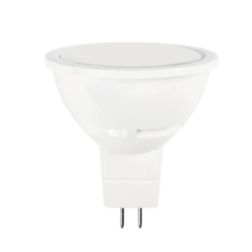LAMPADINA ATTACCO MR16 LED 6W LUCE 3000K O4000K SCHERMO SATINATO ANTI RIFLESSO MM 50X52 CRISTALENSI LAMPADINE - Cristalensi Shop