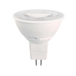 LAMPADINA ATTACCO MR16 LED 6W LUCE 3000K,4000K O 6500K SCHERMO TRASPARENTE MM 50X52 CRISTALENSI LAMPADINE - Cristalensi Shop Onl
