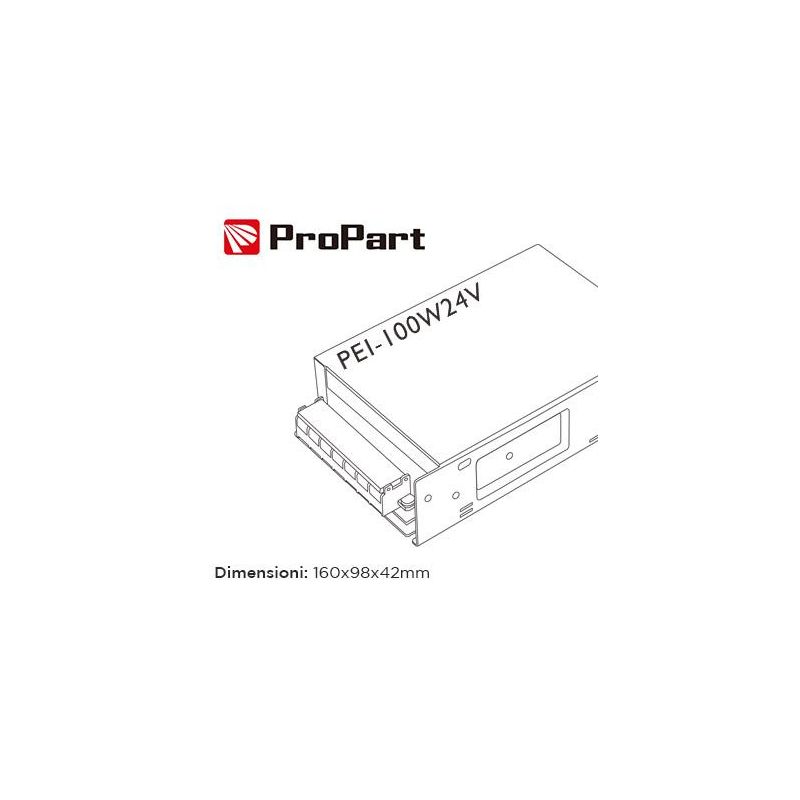 DRIVER ALIMENTATORE 100W 24VDC IP20 PER STRIP LED CRISTALENSI LAMPADINE - Cristalensi Shop Online