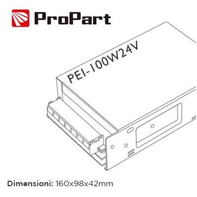 DRIVER ALIMENTATORE 100W 24VDC IP20 PER STRIP LED CRISTALENSI LAMPADINE - Cristalensi Shop Online