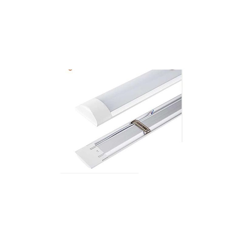 PLAFONIERA LINEARE A LED 36W LUCE 4000K IP20 COLORE BIANCO LUNGHEZZA 120 CM CRISTALENSI LAMPADINE - Cristalensi Shop Online