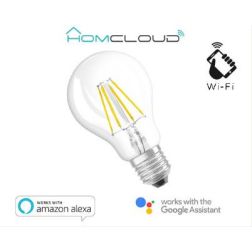 LAMPADINA WI-FI A FILAMENTO ATTACCO E27 LUCE BIANCA DINAMICA CCT DIMMERABILE CRISTALENSI LAMPADINE - Cristalensi Shop Online