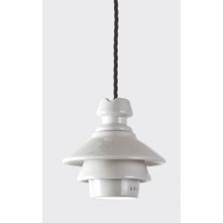 BATTERSEA SOSPENSIONE VINTAGE SINGOLA IN CERAMICA D16 CM TOSCOT - Cristalensi Shop Online