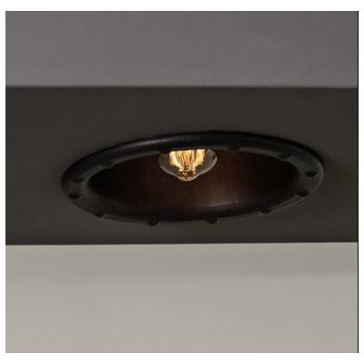 BATTERSEA FARETTO DA INCASSO ROTONDO D14 CM IN CERAMICA ATTACCO E14 TOSCOT - Cristalensi Shop Online