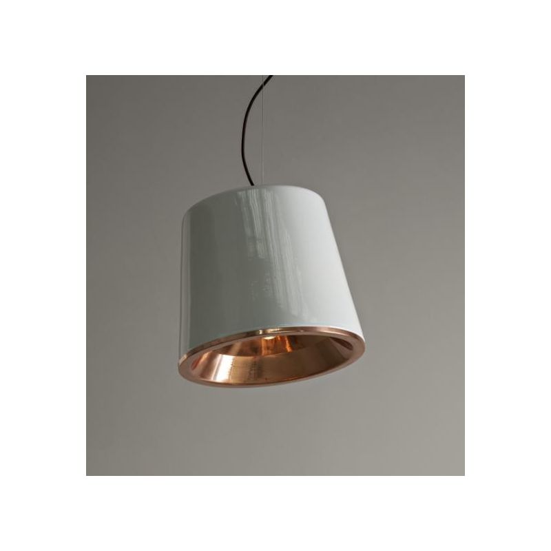 HENRY SOSPENSIONE SINGOLA RUSTICA IN CERAMICA D20 CM TOSCOT TOSCOT - Cristalensi Shop Online