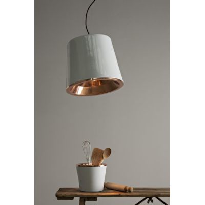 HENRY SOSPENSIONE SINGOLA RUSTICA IN CERAMICA D20 CM TOSCOT TOSCOT - Cristalensi Shop Online