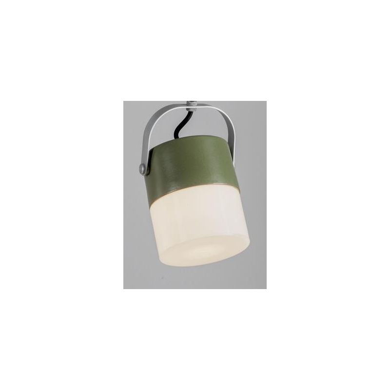 SWING PLAFONIERA APPLIQUE IN TERRACOTTA CON VETRO BIANCO OPALE D13 CM VINTAGE TOSCOT - Cristalensi Shop Online