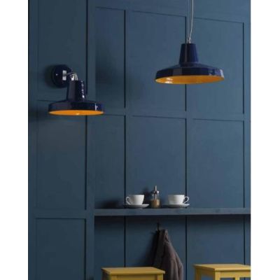 ROSSI APPLIQUE RUSTICA CON PIATTO DIAMETRO CM 30 IN TERRACOTTA DI VARI COLORI ATTACCO E27 TOSCOT - Cristalensi Shop Online