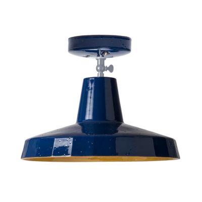 ROSSI PLAFONIERA RUSTICA CON PIATTO DIAMETRO CM 42 IN TERRACOTTA DI VARI COLORI ATTACCO E27 TOSCOT - Cristalensi Shop Online