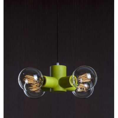 TRAFFIC SOSPENSIONE 4 LUCI ORIGINALE IN CERAMICA COLORATA D22 CM MADE IN ITALY TOSCOT - Cristalensi Shop Online