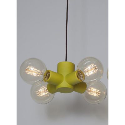 TRAFFIC SOSPENSIONE 4 LUCI ORIGINALE IN CERAMICA COLORATA D22 CM MADE IN ITALY TOSCOT - Cristalensi Shop Online