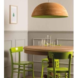 NOTORIUS SOSPENSIONE RUSTICA A CAMPANA D60 CM IN CERAMICA DECORATA MADE IN ITALY TOSCOT - Cristalensi Shop Online 2