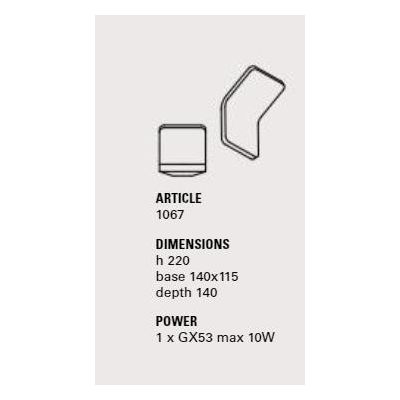 VIVALDI APPLIQUE IN STILE RUSTICO LUCE INDIRETTA CERAMICA DECORATA MADE IN ITALY TOSCOT - Cristalensi Shop Online