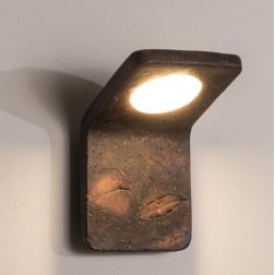 VIVALDI APPLIQUE IN STILE RUSTICO LUCE DIRETTA CERAMICA DECORATA MADE IN ITALY TOSCOT - Cristalensi Shop Online