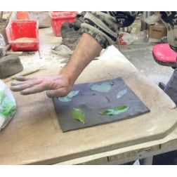 VIVALDI PLAFONIERA 3 LUCI RETTANGOLARE RUSTICA IN CERAMICA MADE IN ITALY ATTACCO GX53 TOSCOT - Cristalensi Shop Online 2