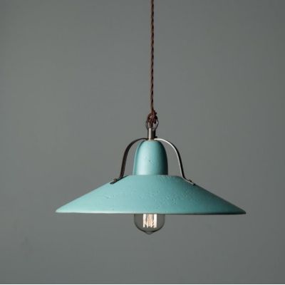 ASIAGO SOSPENSIONE RUSTICA D25 CM IN CERAMICA DECORATA MADE IN ITALY ATTACCO E27 TOSCOT - Cristalensi Shop Online