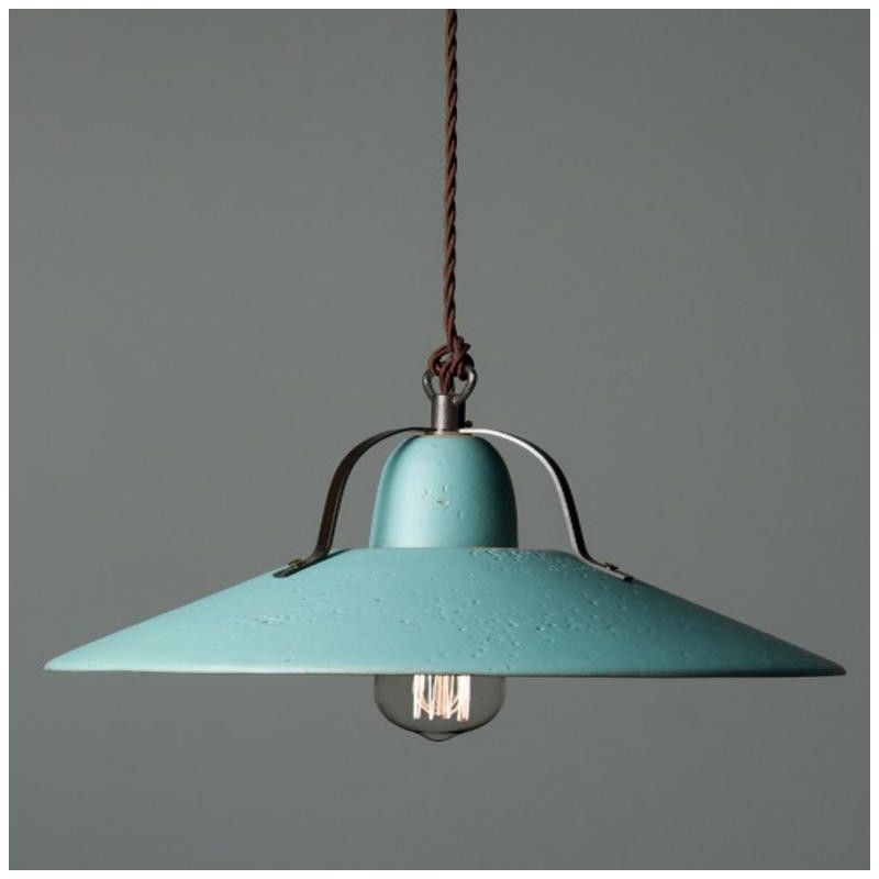 ASIAGO SOSPENSIONE RUSTICA D44 CM IN CERAMICA DECORATA MADE IN ITALY ATTACCO E27 TOSCOT - Cristalensi Shop Online