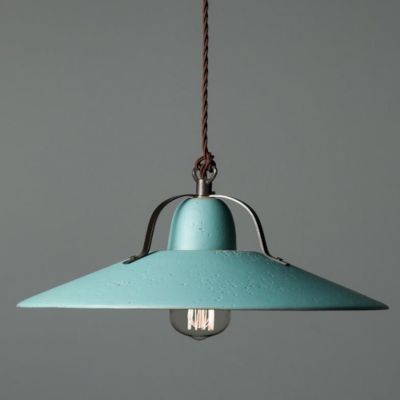 ASIAGO SOSPENSIONE RUSTICA D44 CM IN CERAMICA DECORATA MADE IN ITALY ATTACCO E27 TOSCOT - Cristalensi Shop Online