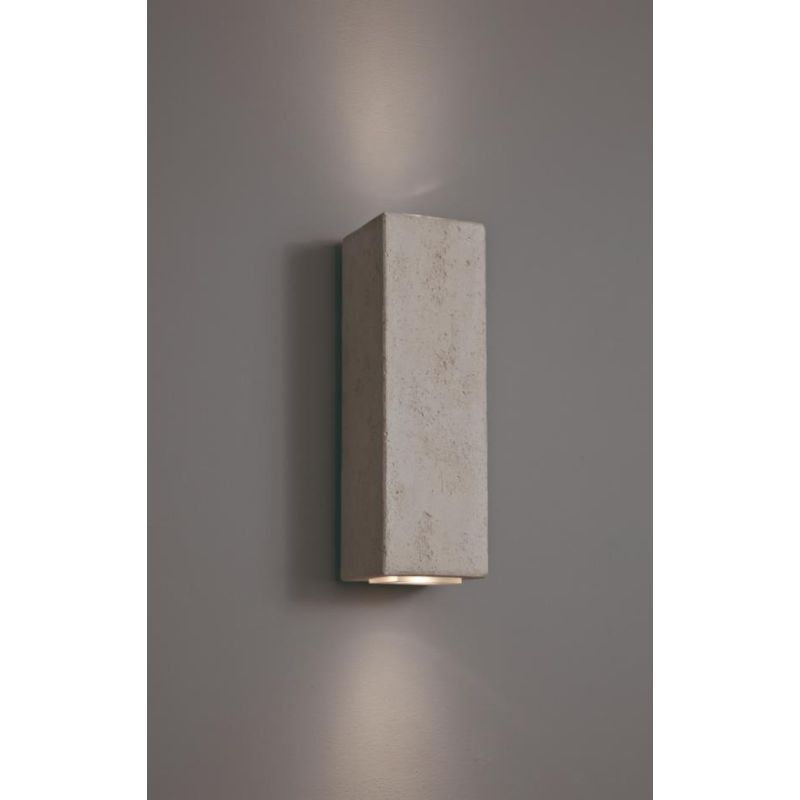 SMITH APPLIQUE RUSTICA IP65 LED 7W LUCE 3000K O 2700K IN TERRACOTTA MADE IN ITALY BI-EMISSIONE TOSCOT - Cristalensi Shop Online