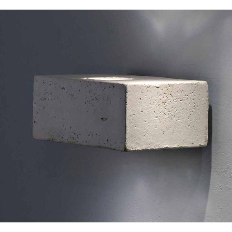 SMITH APPLIQUE RUSTICA IP65 LED 10,5W LUCE 3000K O 2700K IN TERRACOTTA MADE IN ITALY BI-EMISSIONE TOSCOT - Cristalensi Shop Onli