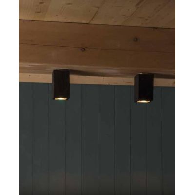 SMITH PLAFONIERA RUSTICA H13 CM IP65 LED 3,5W LUCE 3000K O 2700K IN TERRACOTTA MADE IN ITALY TOSCOT - Cristalensi Shop Online
