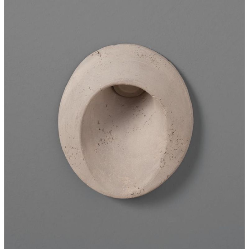 OVAL APPLIQUE DA INCASSO IP65 OVALE LED 3,5W LUCE 3000K O 2700K IN TERRACOTTA MADE IN ITALY TOSCOT - Cristalensi Shop Online