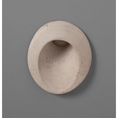 OVAL APPLIQUE DA INCASSO IP65 OVALE LED 3,5W LUCE 3000K O 2700K IN TERRACOTTA MADE IN ITALY TOSCOT - Cristalensi Shop Online