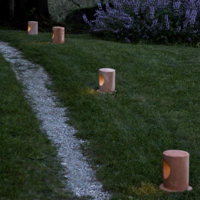 U-BOAT PALETTO DA GIARDINO IP65 IN TERRACOTTA 1 LUCE LED 3,5W LUCE 3000-2700K MADE IN ITALY TOSCOT - Cristalensi Shop Online