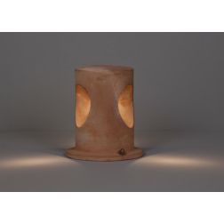 U-BOAT PALETTO DA GIARDINO IP65 IN TERRACOTTA 3 LUCI LED 10,5W LUCE 3000-2700K MADE IN ITALY TOSCOT - Cristalensi Shop Online 2