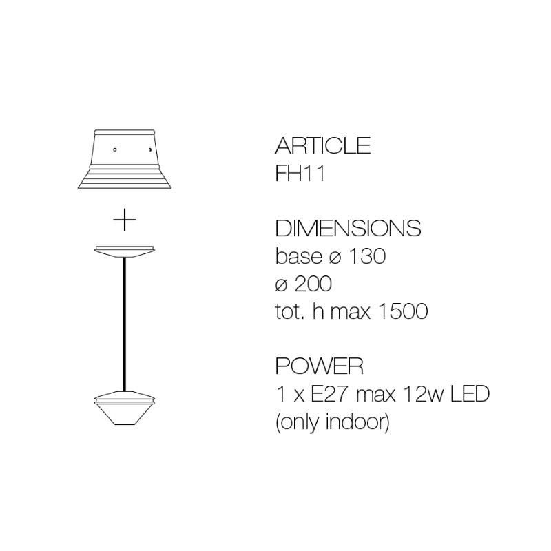 FH11 FISHATS SOSPENSIONE SINGOLA ORIGINALE IN ALLUMINIO CON CAPPELLO IN POLIESTERE 4 COLORI DISPONIBILI TOSCOT - Cristalensi Sho