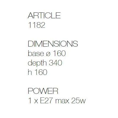 1182 BISTRO APPLIQUE RUSTICA PER ESTERNI IP44 IN TERRACOTTA DECORATA A MANO MADE IN ITALY TOSCOT - Cristalensi Shop Online