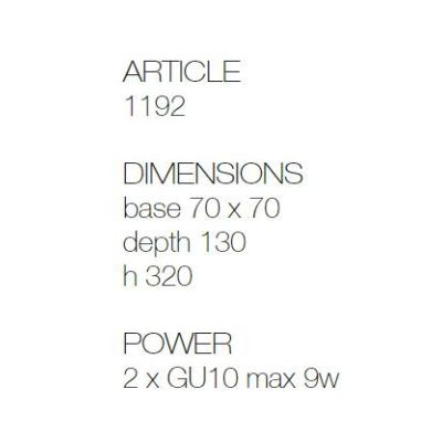 HANS APPLIQUE DA ESTERNI IP55 IN TERRACOTTA LAVORATA A MANO IN ITALIA BI-EMISSIONE ATTACCO GU10 TOSCOT - Cristalensi Shop Online